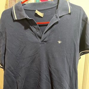 Dior Bumble Bee Embroidery Polo